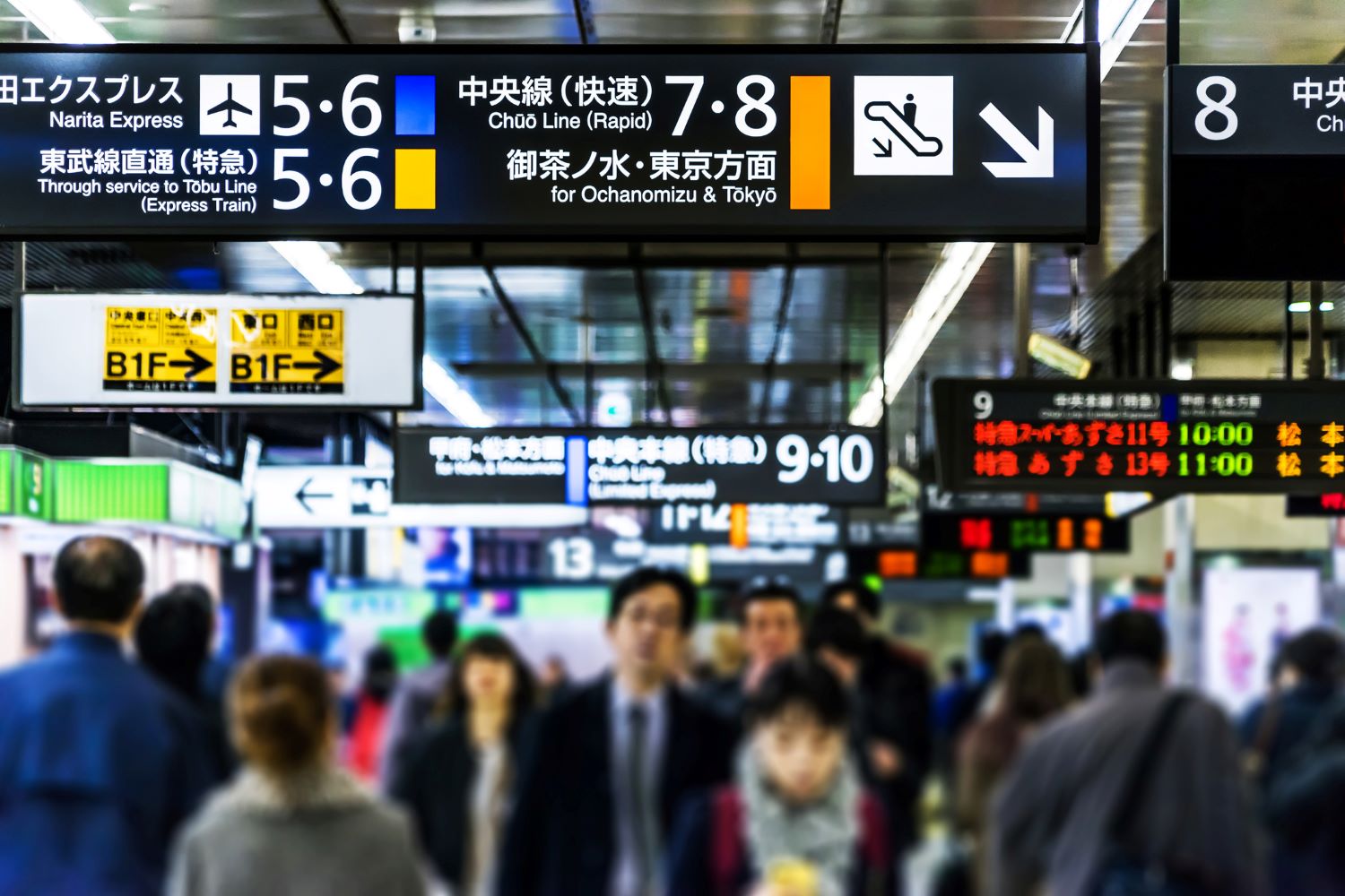 Five of the worst train stations in Tokyo