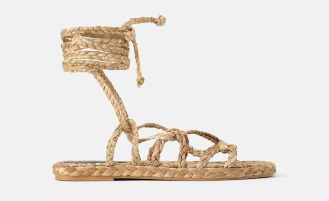 Serrated skål Settle Zara's new woven sandals resemble traditional Japanese footwear - Japan  Today