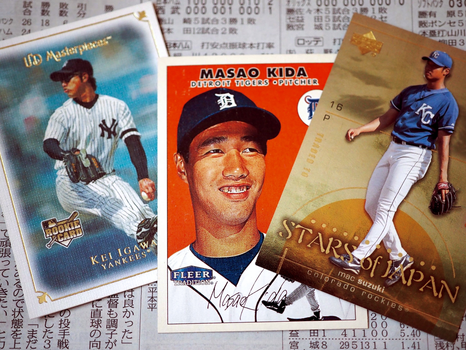 Kei-Igawa-Masao-Kida-and-Mac-Suzuki-Baseball-Cards_James-Rogers.jpg