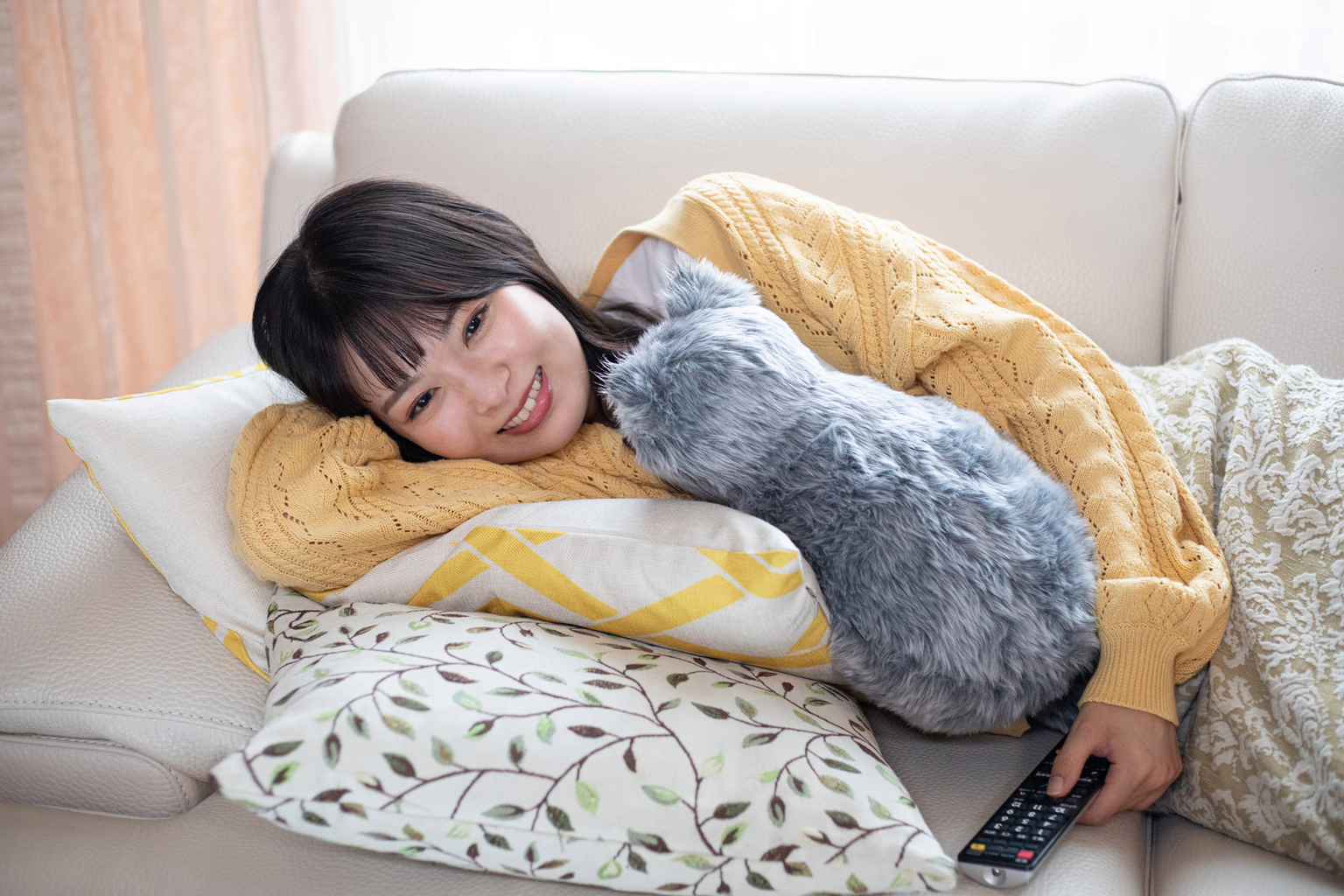 Can’t have a pet in your house? This purring cat cushion is the purr-fect substitute