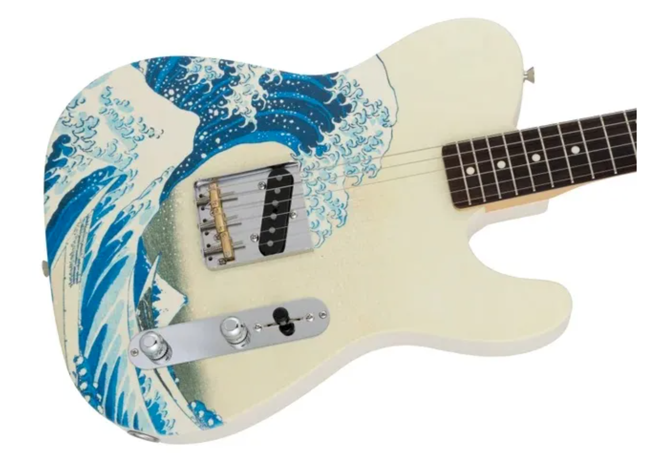 Fender Flagship Tokyo Launches Hokusai-Inspired Guitar Series for First Anniversary