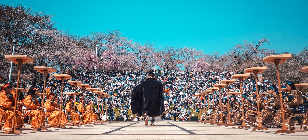 Tendo City's Ningen Shogi (Human Chess) and Sakura Festival - GaijinPot  Travel